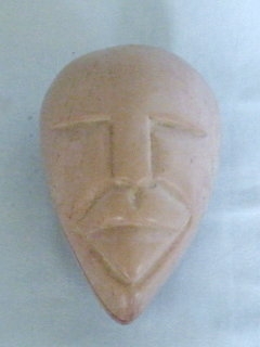 Schmuckkästchen Gesicht aus Speckstein - 10306-005-12
